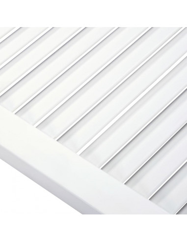 Ante a Lamelle 2 pz Bianche 69x39,4 cm in Legno di Pino