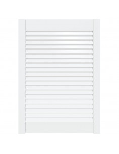 Anta a Lamelle Bianca 69x49,4 cm in Legno di Pino 2