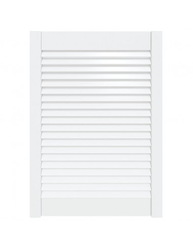 Anta a Lamelle Bianca 69x49,4 cm in Legno di Pino