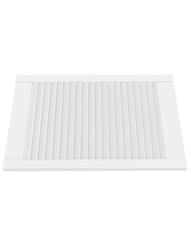 Ante a Lamelle 2 pz Bianche 69x49,4 cm in Legno di Pino