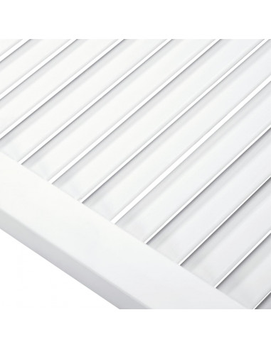 Ante a Lamelle 2 pz Bianche 69x49,4 cm in Legno di Pino