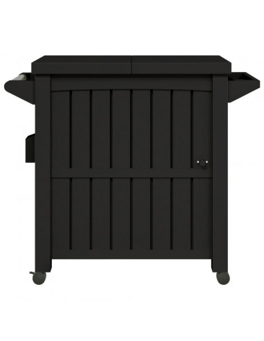 Carrello di Servizio 3 in 1 Polipropilene Nero
