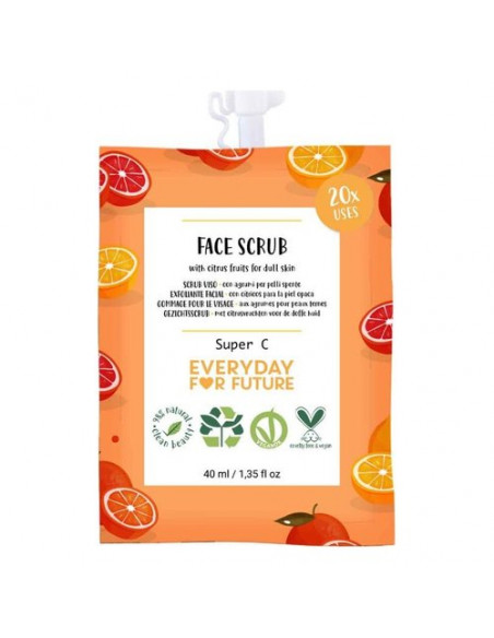 Esfoliante viso Everyday for Future Scrub  illuminante super c  40 ml