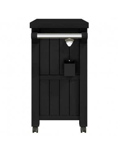 Carrello di Servizio 3 in 1 Polipropilene Nero