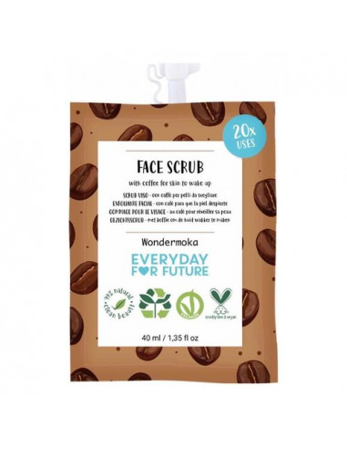 Esfoliante viso Everyday for Future Scrub energizzante wondermoka  40