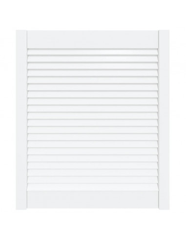 Anta a Lamelle Bianca 69x59,4 cm in Legno di Pino