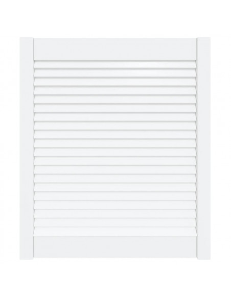 Anta a Lamelle Bianca 69x59,4 cm in Legno di Pino