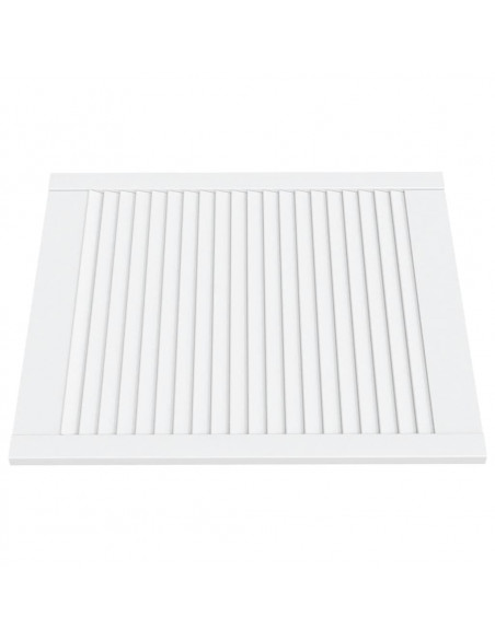 Anta a Lamelle Bianca 69x59,4 cm in Legno di Pino