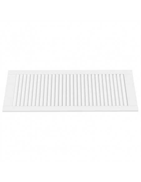 Ante a Lamelle 4 pz Bianche 99,3x39,4 cm in Legno di Pino