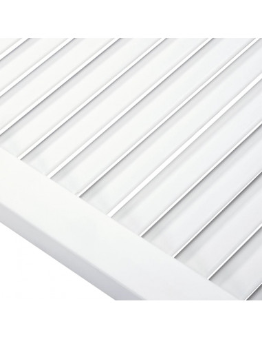 Ante a Lamelle 4 pz Bianche 99,3x39,4 cm in Legno di Pino