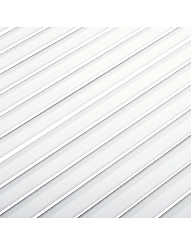 Ante a Lamelle 4 pz Bianche 99,3x39,4 cm in Legno di Pino