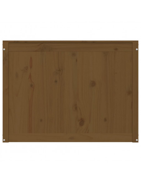 Contenitore per Bucato Miele 88,5x44x66 cm Legno Massello Pino