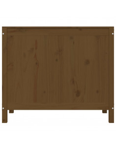 Contenitore per Bucato Miele 88,5x44x76 cm Legno Massello Pino