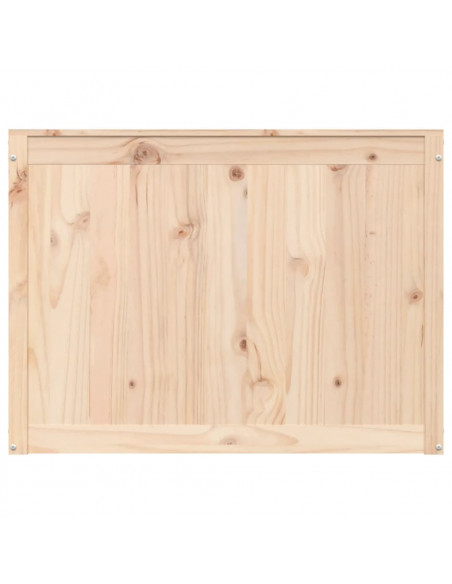 Contenitore per Bucato 88,5x44x66 cm Legno Massello Pino