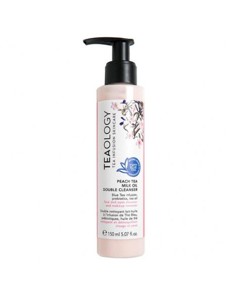 Detergente viso Teaology Peach Tea Milk To Oil Double Cleanser 150 Ml