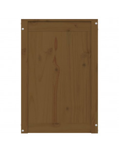 Contenitore per Bucato Miele 44x44x66 cm Legno Massello Pino