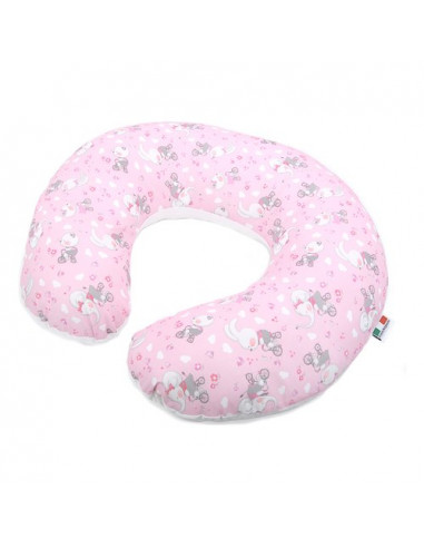 Cuscino allattamento Baby Idea 5802ERS KIKKA Elefanti rosa Elefanti ro