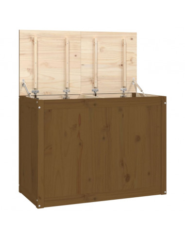 Contenitore per Bucato Miele 88,5x44x66 cm Legno Massello Pino