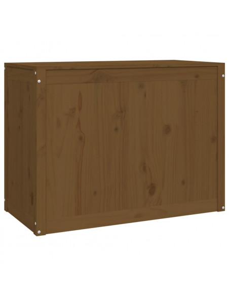 Contenitore per Bucato Miele 88,5x44x66 cm Legno Massello Pino