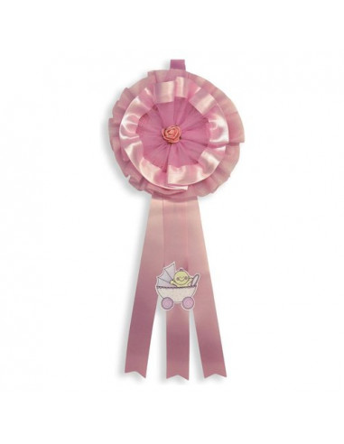 Fiocco nascita Baby Idea SISSI R Rosa Rosa