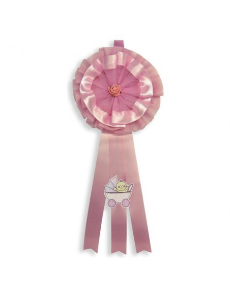 Fiocco nascita Baby Idea SISSI R Rosa Rosa