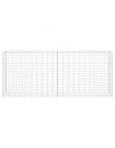 Gabbione in Rete in Acciaio Zincato 85x30x200 cm