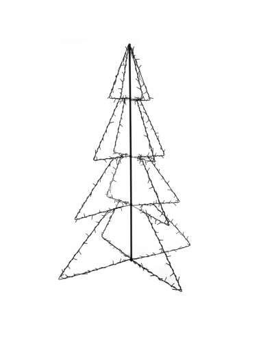 Albero di Natale a Cono 240 LED per Interni Esterni 115x150 cm