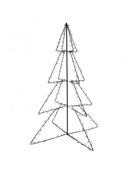 Albero di Natale a Cono 240 LED per Interni Esterni 115x150 cm