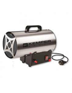 Generatore aria calda Kemper 65311INOXN 10 Kw H Inox e Nero Inox e Ner