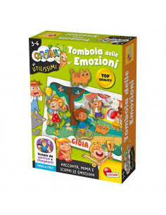 Gioco educativo Lisciani 102815 CAROTINA UTILISSIMI Tombola delle Emoz