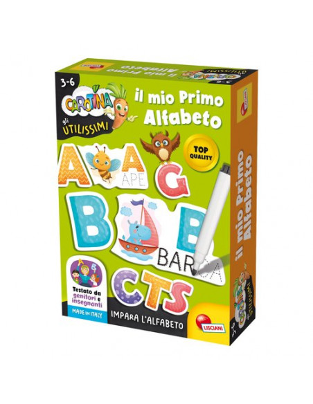 Gioco educativo Lisciani 102341 CAROTINA UTILISSIMI Il mio Primo Alfab