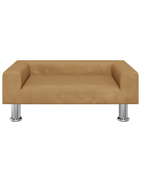 Divano per Bambini Marrone 70x45x26,5 cm in Velluto