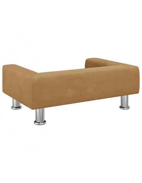 Divano per Bambini Marrone 70x45x26,5 cm in Velluto