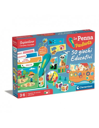 Gioco educativo Clementoni 16799 SAPIENTINO Penna 50 giochi
