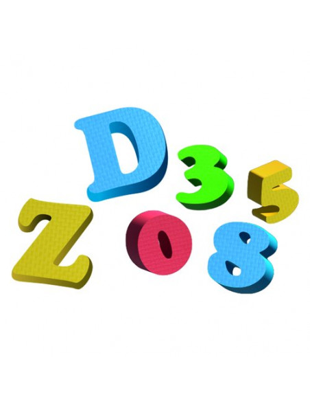 Gioco educativo Globo 41494 KIDEA Lettere e numeri magnetici