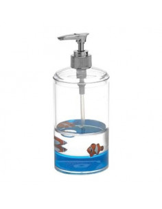 Dosa sapone appoggio Gedy PY808900300 PYXIS Trasparente decorato Trasp