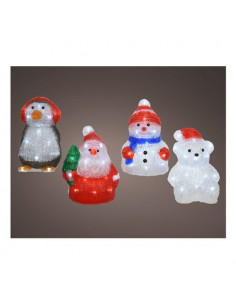 Decoro Kaemingk 491213 LUMINEO Personaggi Acrilico Assortito