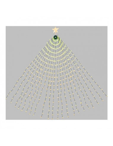 Decoro Lotti 68988 XMAS KING Tenda Mantello e Puntale Stella Alberi