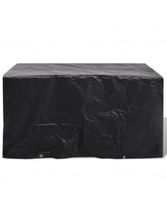 Copertura per Mobili da Giardino con 8 Occhielli 180x70x90 cm