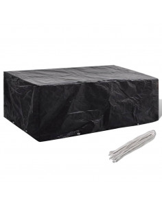 Copertura per Mobili da Giardino con 8 Occhielli 200x160x70 cm 2