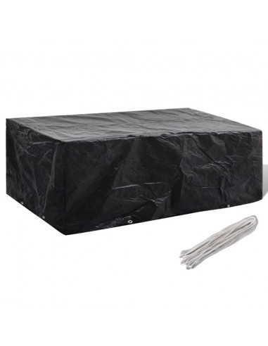 Copertura per Mobili da Giardino con 8 Occhielli 200x160x70 cm
