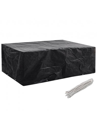 Copertura per Mobili da Giardino con 8 Occhielli 242x162x100 cm