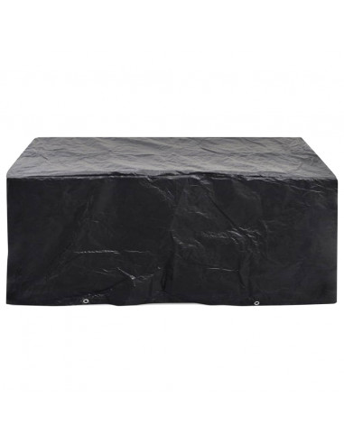 Copertura per Mobili da Giardino con 8 Occhielli 242x162x100 cm
