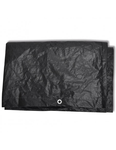 Copertura per Mobili da Giardino con 8 Occhielli 242x162x100 cm