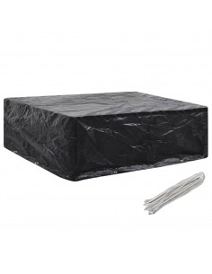 Copertura per Mobili da Giardino con 8 Occhielli 250x210x90 cm 2