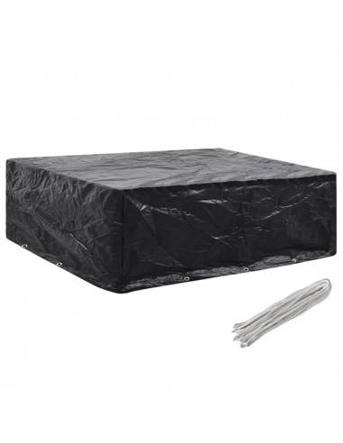 Copertura per Mobili da Giardino con 8 Occhielli 250x210x90 cm
