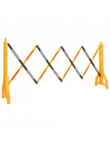 Barriera Stradale Pieghevole Gialla 250x38x96 cm
