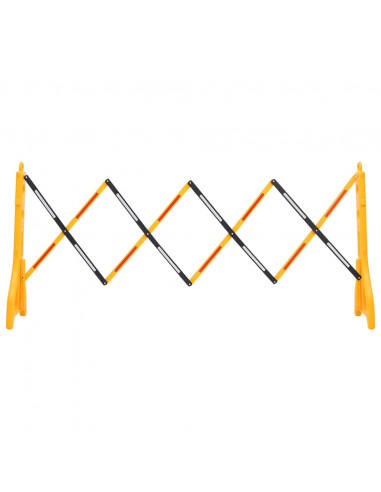 Barriera Stradale Pieghevole Gialla 250x38x96 cm