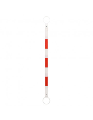 Barre Retrattili per Coni Stradali 10 pz ABS 116-197 cm