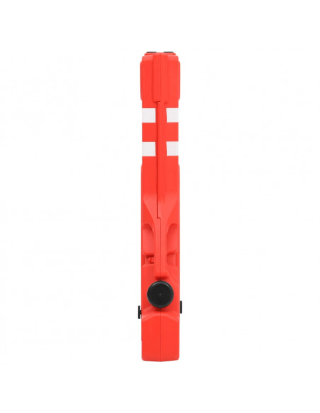 Barriera Stradale Pieghevole Rossa 210x50x105 cm